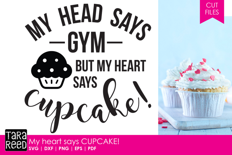 Heart says Cupcake