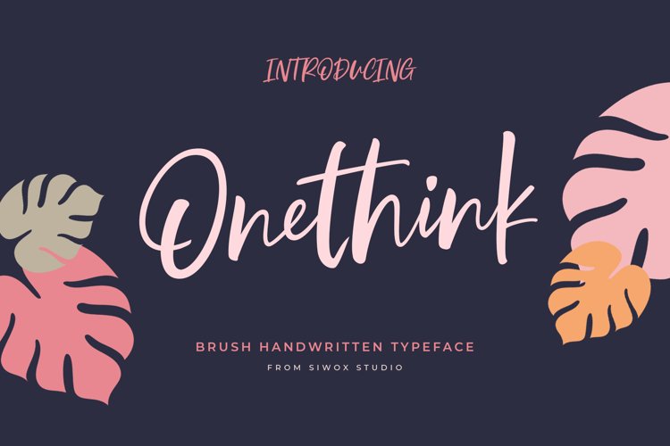 Onethink Lettering example image 1