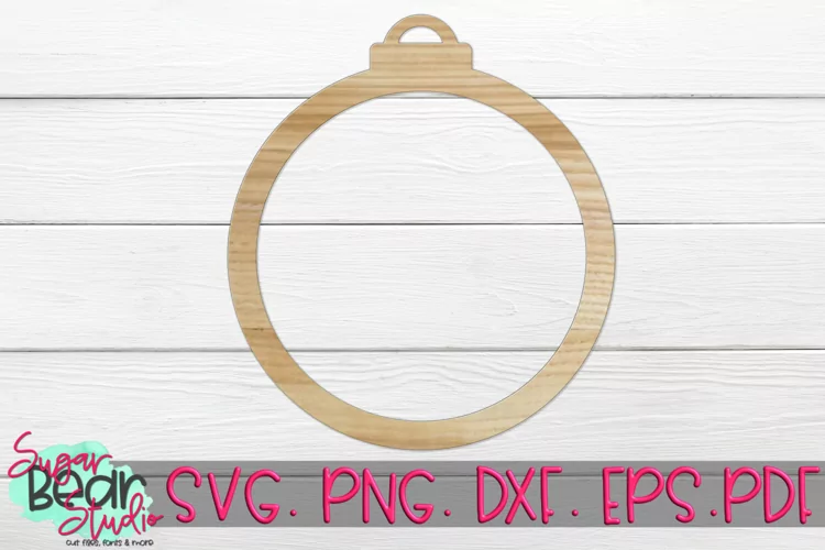 Round Ornament - A Laser Cut File