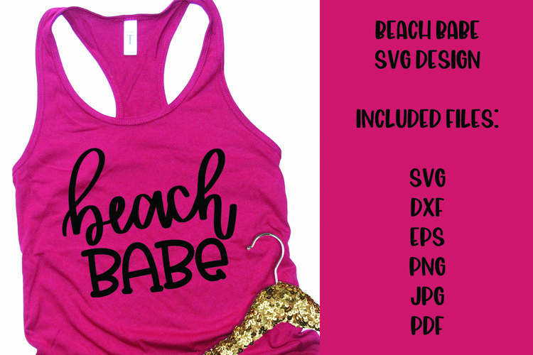 Beach Babe Summer SVG