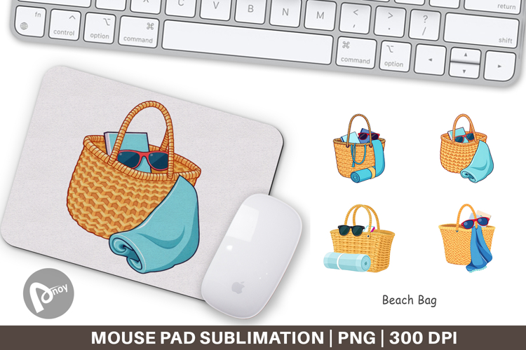 Mouse Pad Beach Bag