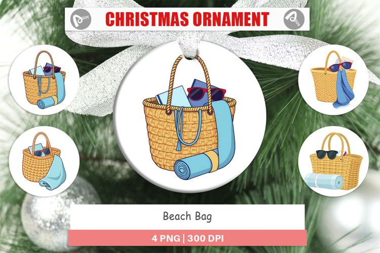 Ornament Beach Bag