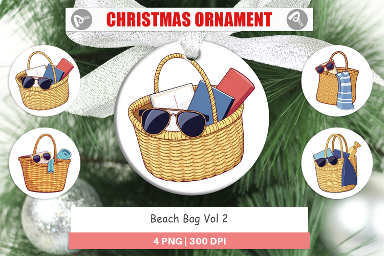 Ornament Beach Bag