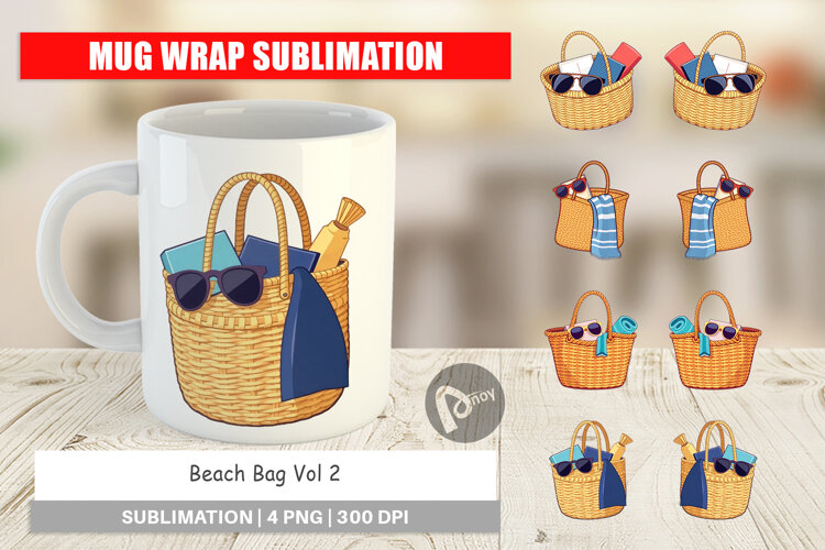Mug Wrap Beach Bag example image 1