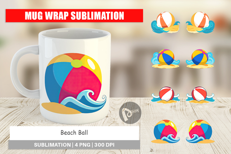 Mug Wrap Beach Ball