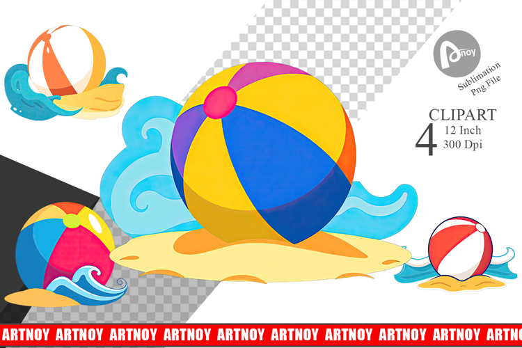 Summer Beach Clipart Image 24