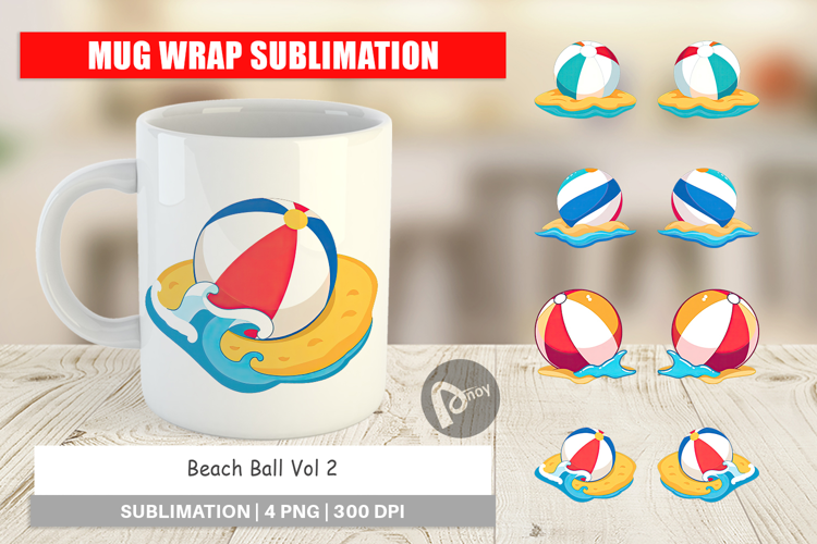 Mug Wrap Beach Ball