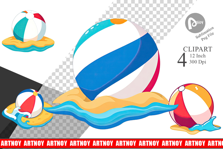 Summer Beach Clipart Image 5
