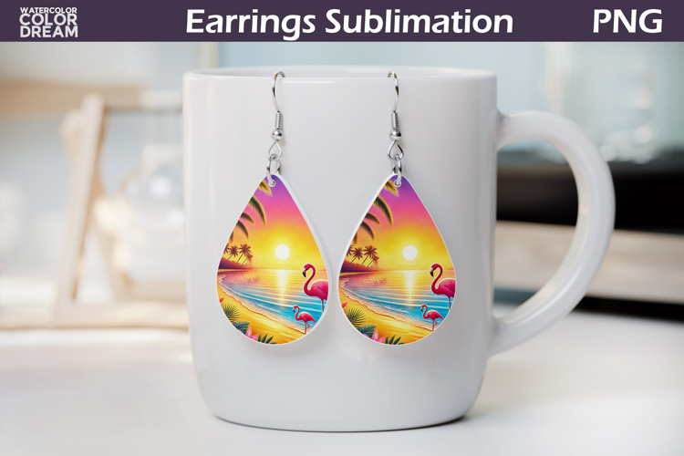 Beach Teardrop Earrings | Ocean Earrings