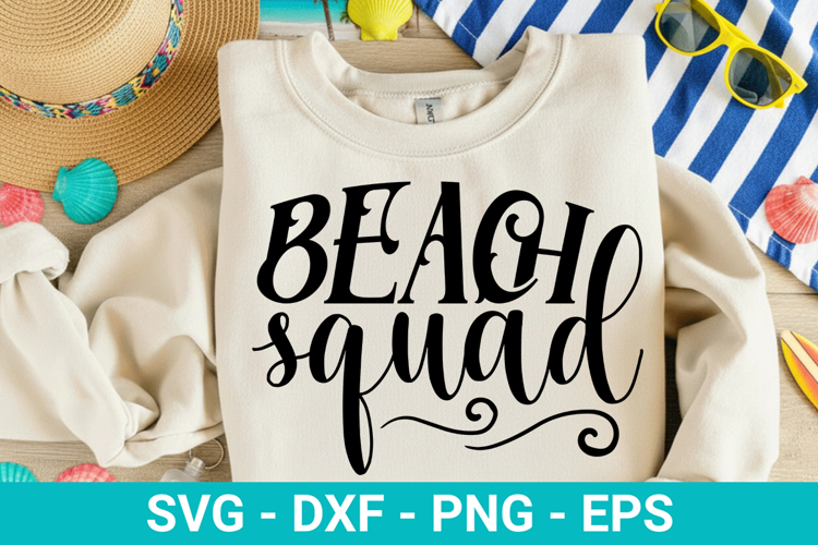 Beach Squad - Beach SVG Design