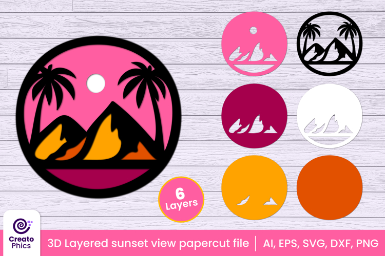 Sunset Svg  Image 13