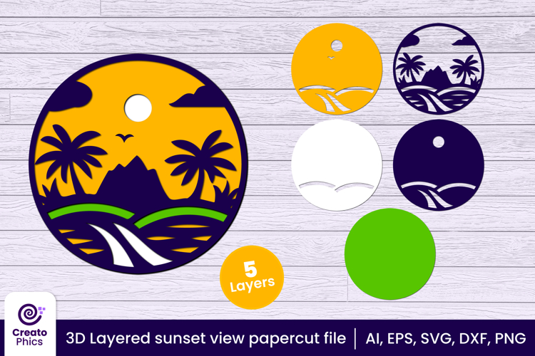 Sunset Svg  Image 12