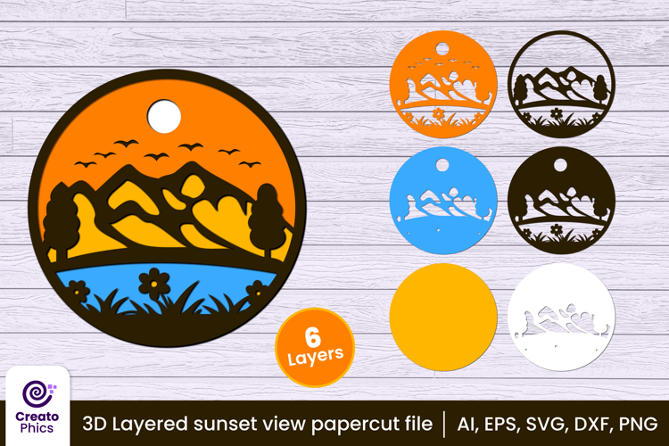Sunset Svg  Image 10