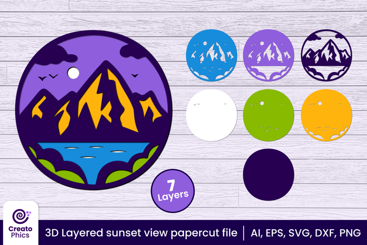 Sunset Svg  Image 11