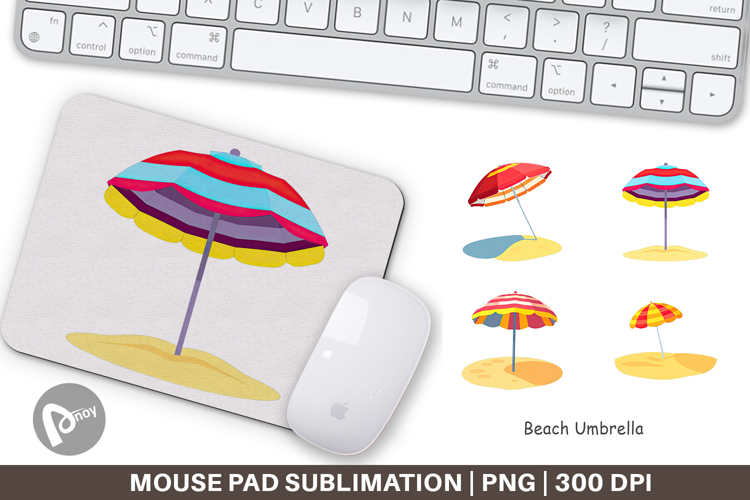 Beach Umbrella Clipart Image 16
