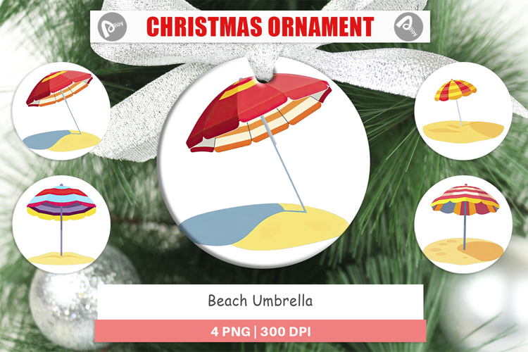 Beach Umbrella Clipart Image 12