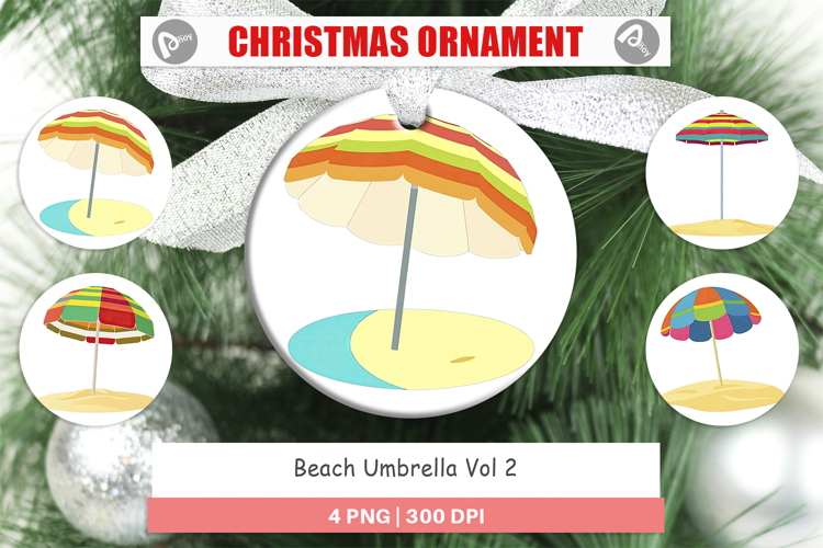 Beach Umbrella Clipart Image 11
