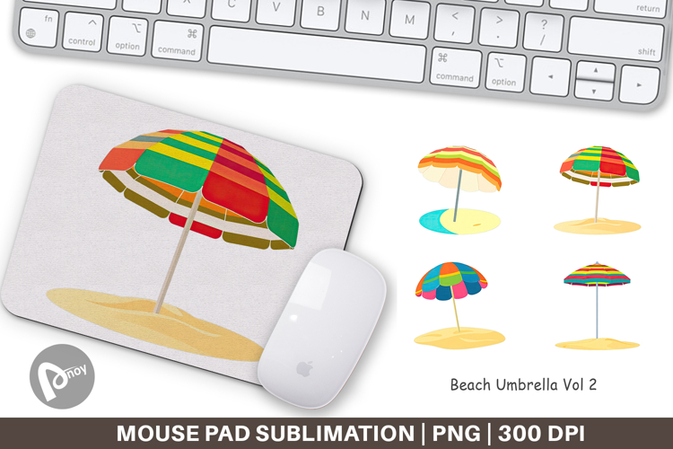 Beach Umbrella Clipart Image 15
