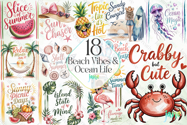 Beach Vibes & Ocean Life