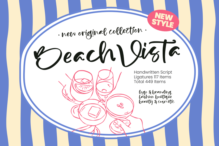 Beach Vista - Handwritten Script
