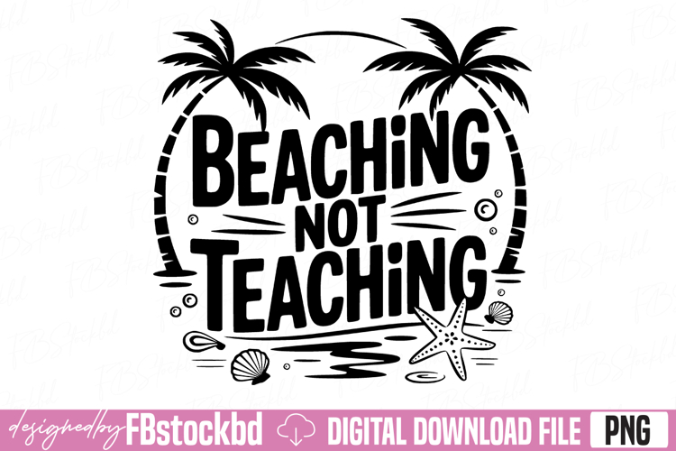 Beaching Not Teaching PNG