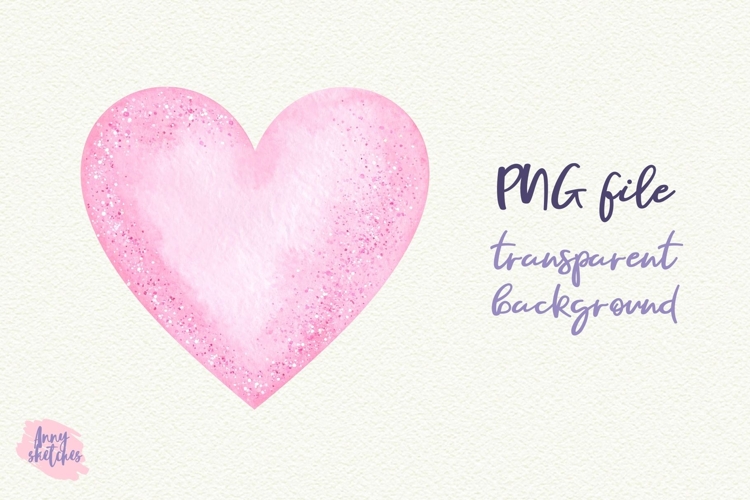 Pink Glitter Heart PNG Baby Ballet Coquette Clipart