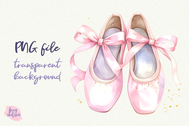 Pink Ballet Slippers Clipart Coquette PNG Pink Ballet