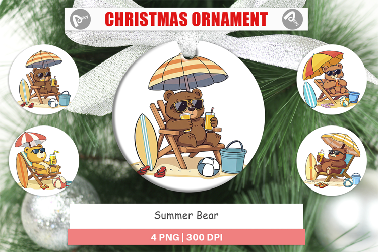 Ornament Summer Bear