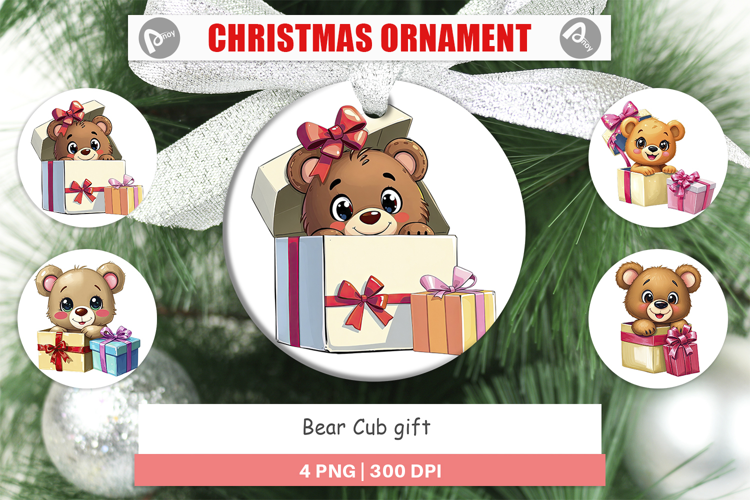 Ornament Bear Cub Gift