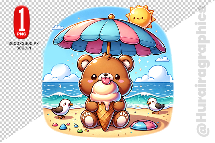 Cute Bear Clipart Image 2
