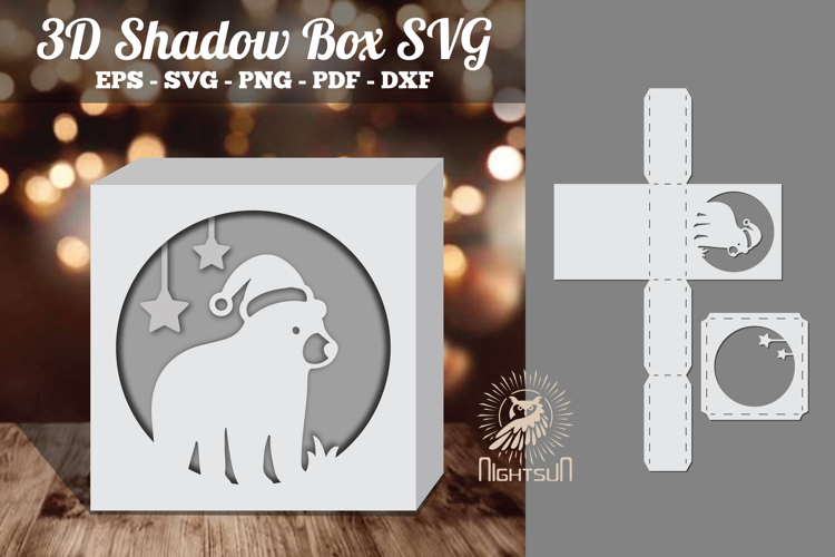 3d Shadow Box Svg Image 19