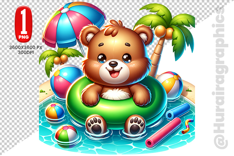 Bear Clipart - PNG File