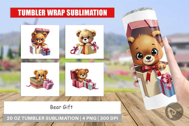 Tumbler Bear Gift