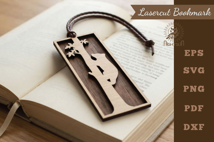 Bear Lasercut Bookmark