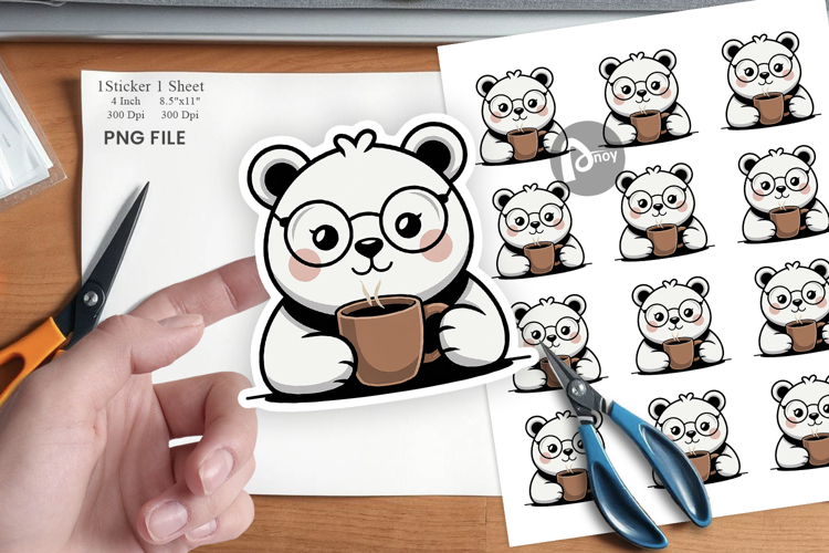 Bear Mood Sticker