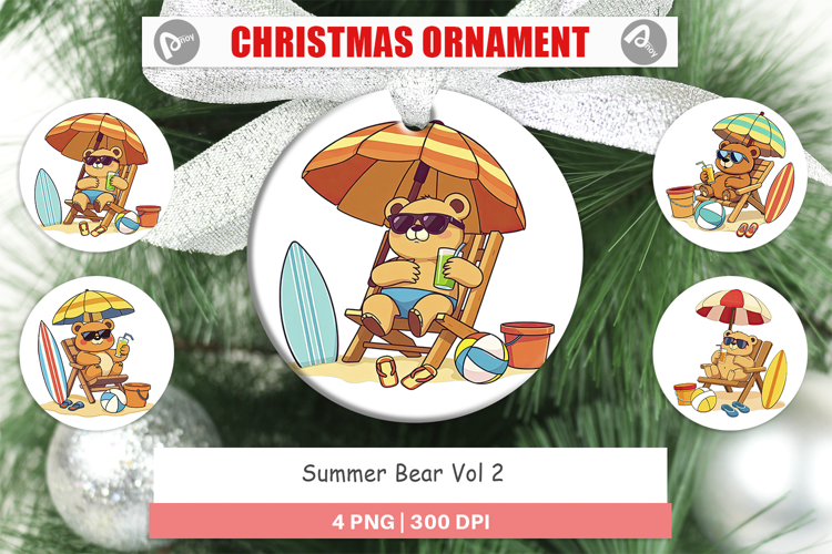 Ornament Summer Bear