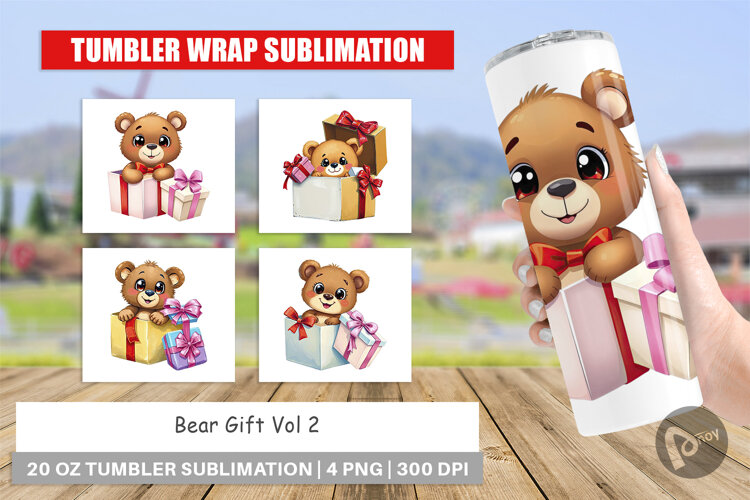 Tumbler Bear Gift example image 1