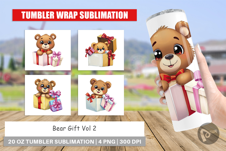 Tumbler Bear Gift