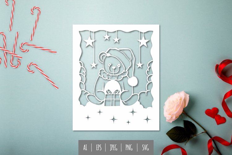 Christmas Bear Svg Image 14