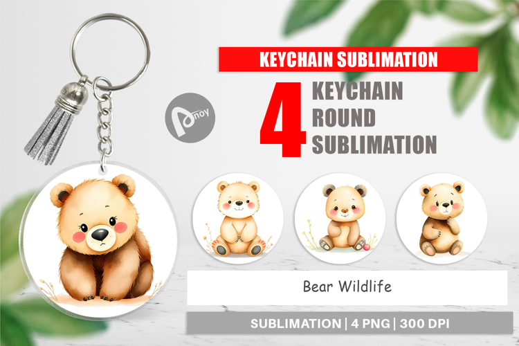 Keychain Bear Wildlife