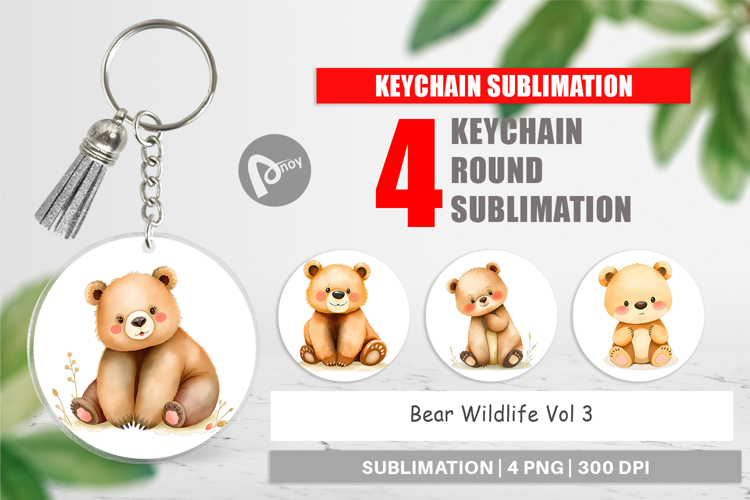 Keychain Bear Wildlife