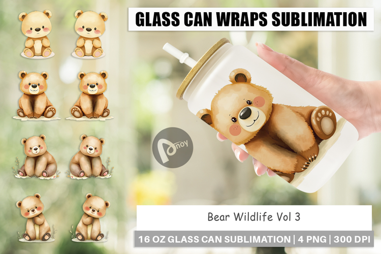 Glass Can Bear Wildlife
