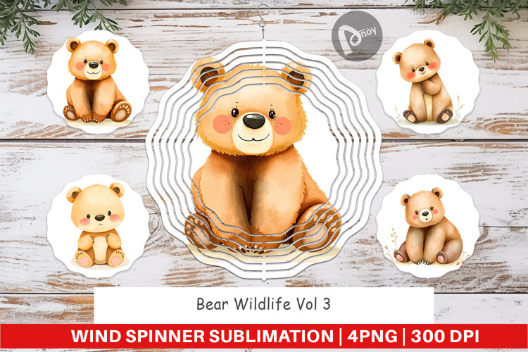 Wind Spinner Bear Wildlife example image 1