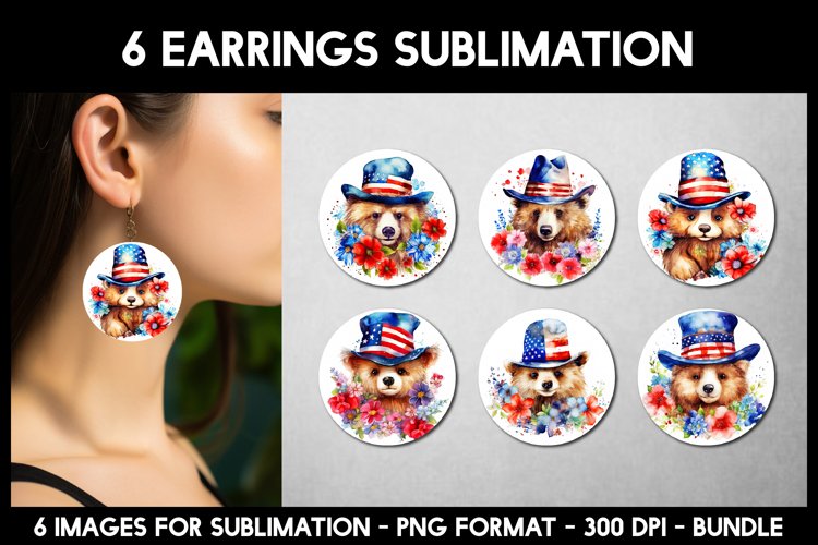 American Flag Sublimation Image 3