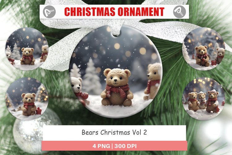 Christmas Ornaments Bears Christmas