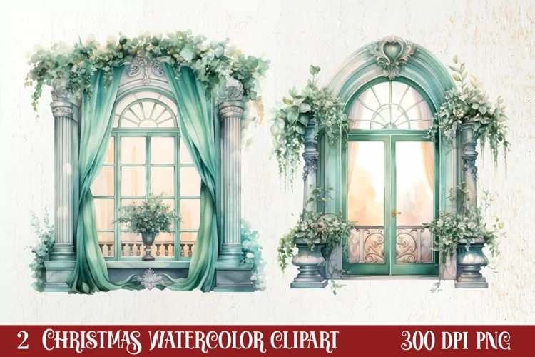 Beautiful Christmas Sublimation Clipart, Christmas PNG