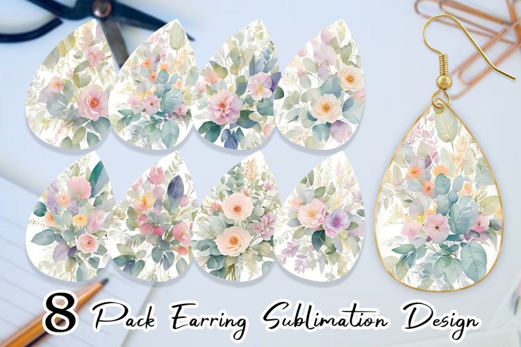 Sublimation Earring Designs Image 3
