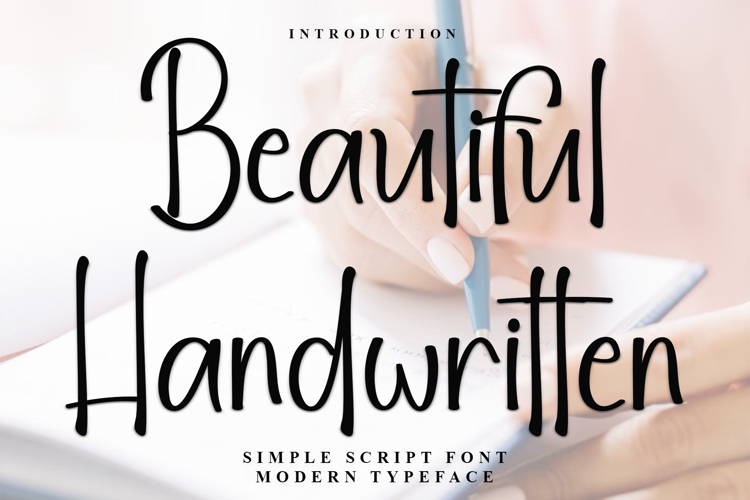 Beautiful Handwritten