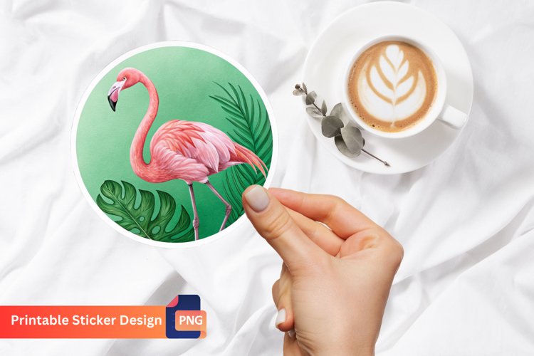 Cute Flamingo Clipart Image 17