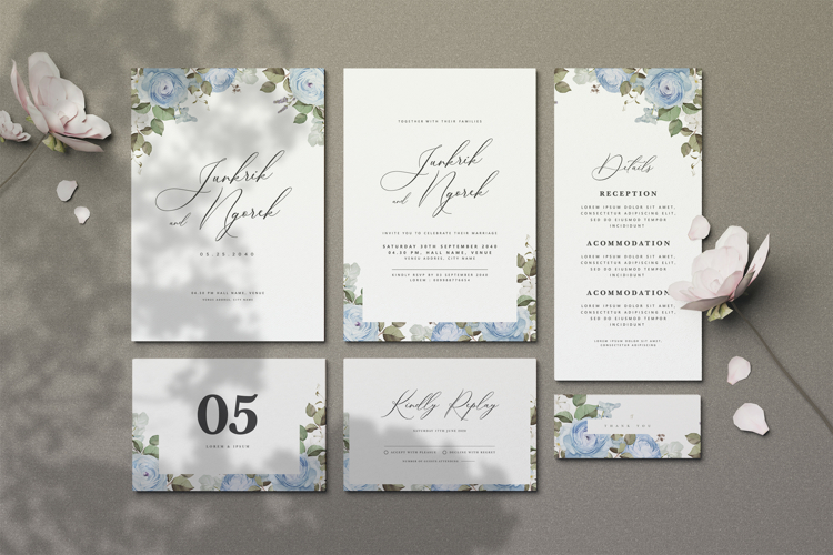 Wedding Invitation Card Template Image 23